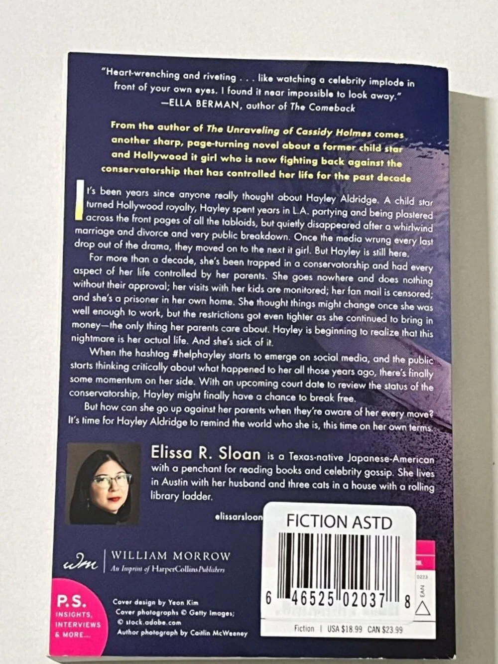 Hayley Aldridge Is Still Here by Elissa Sloane Paperback Women's Fiction
